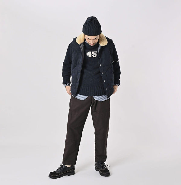 Cashmere Jersey Flannel 908 Vest - 45R by 45rpm studio