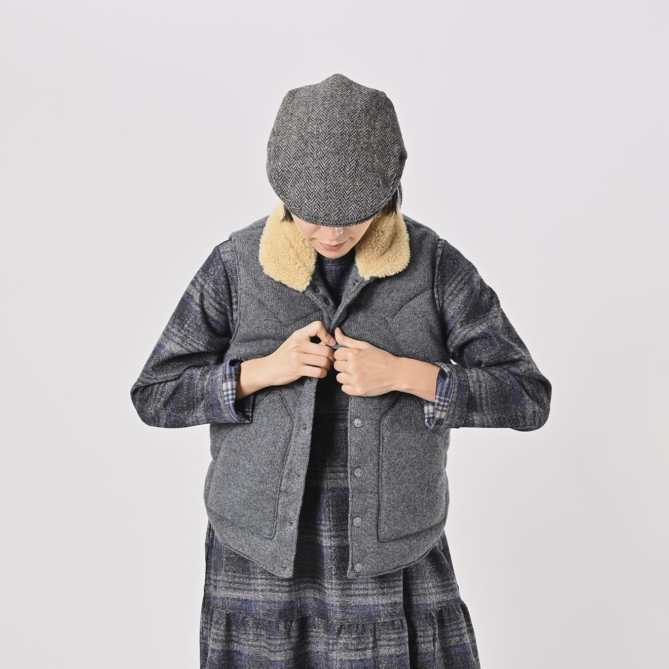 Cashmere Jersey Flannel 908 Vest