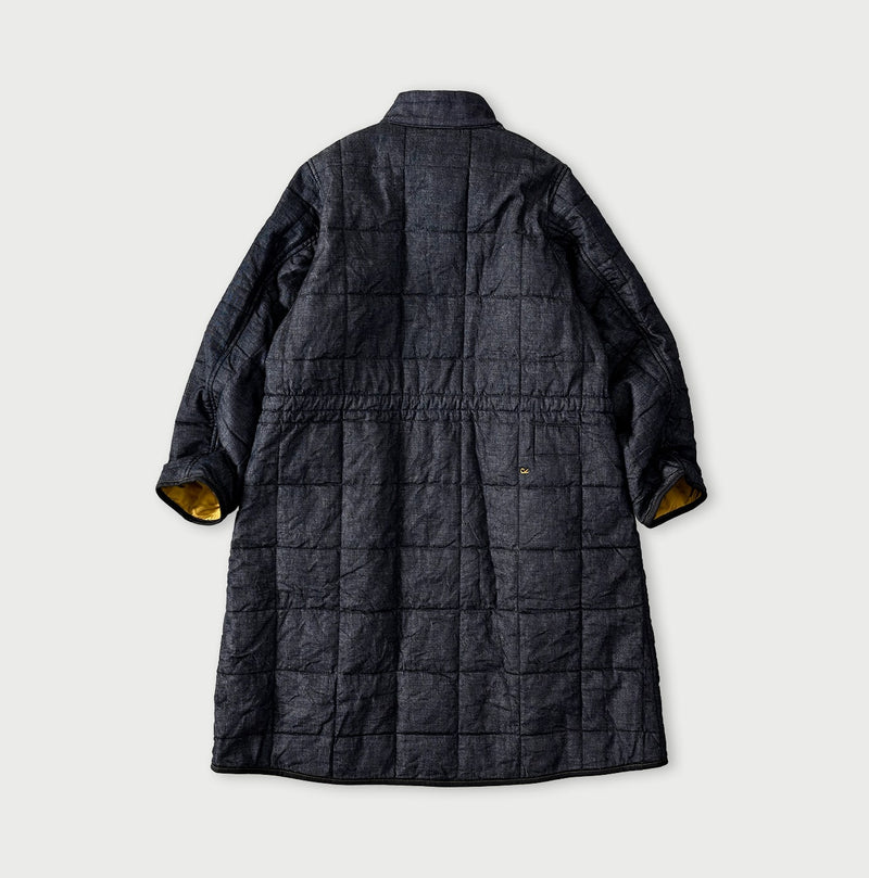 45R Indigo 45-petit Denim 908 Quilt Coat Nou