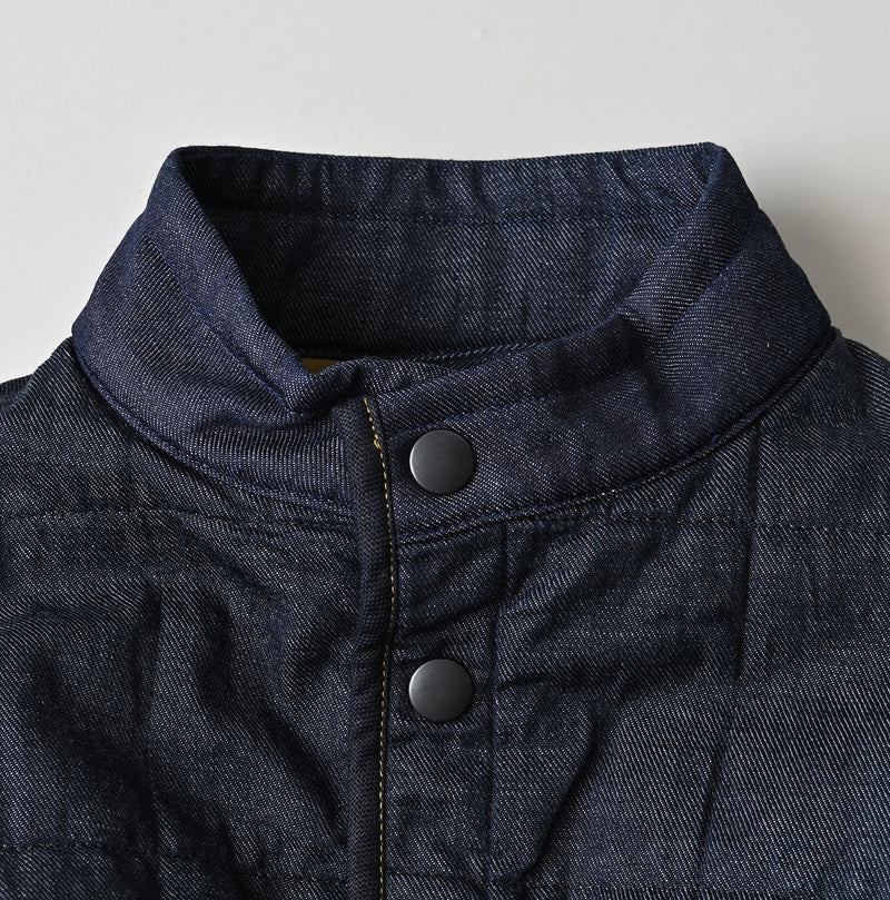 45R Indigo 45-petit Denim 908 Quilt Coat Nou