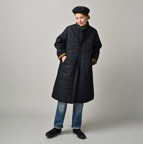 45R Indigo 45-petit Denim 908 Quilt Coat Nou