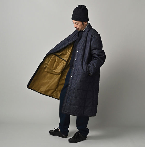 45R Indigo 45-petit Denim 908 Quilt Coat Nou