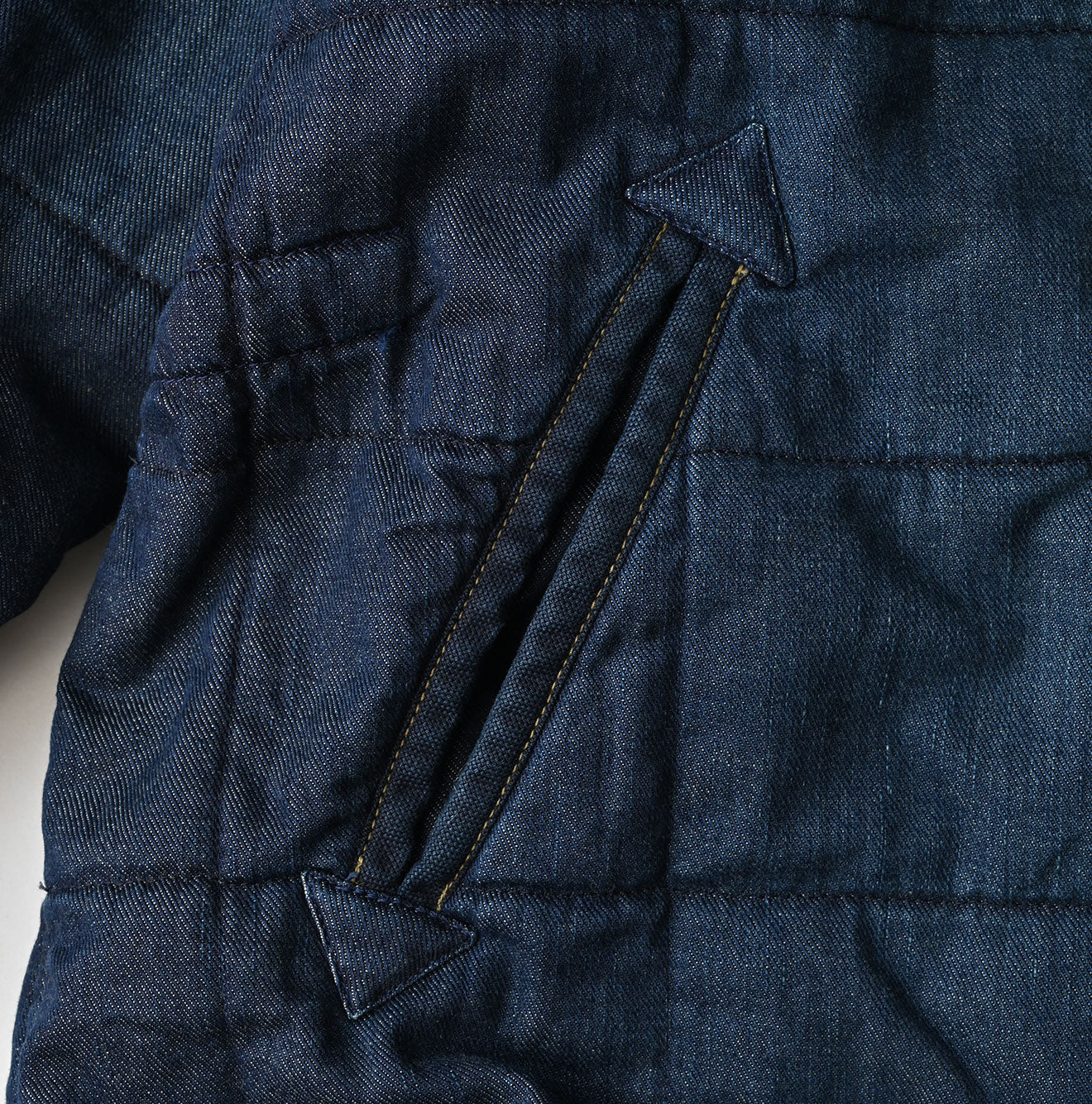 45R Indigo 45-petit Denim 908 Quilt Coat Zyu