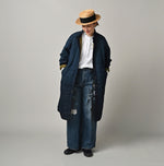 45R Indigo 45-petit Denim 908 Quilt Coat Zyu
