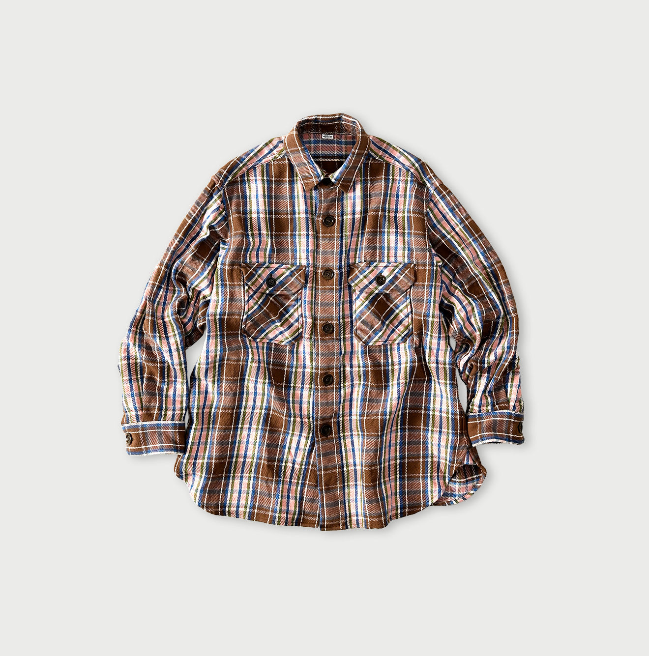 45R Zakkuri Flannel 908 Pullover Shirt