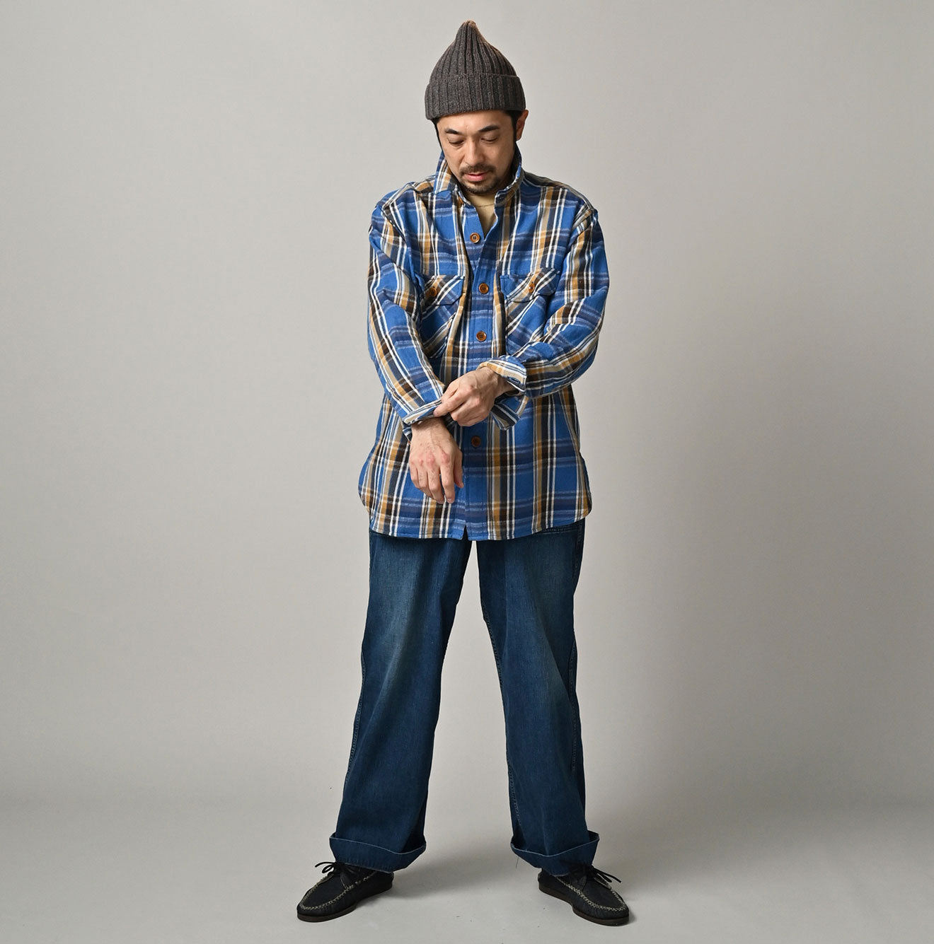 Zakkuri Flannel 908 Shirt | 45R Official Online Store – 45R GLOBAL