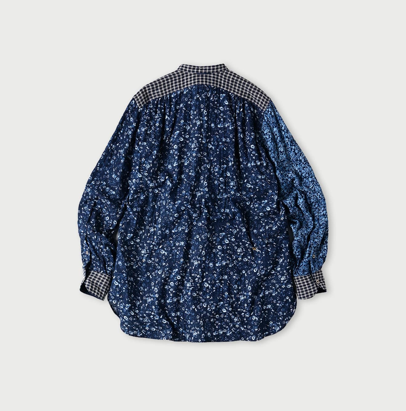 Indigo Bassen Mix 908 Double-woven Bigoogoo Shirt