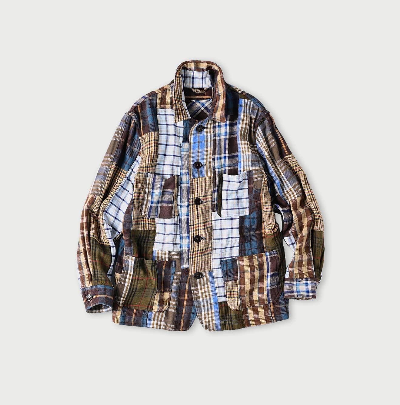 Flannel Patchwork 908 4-pocket Shirt - 45R by 45rpm studio - Image 2