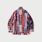 45R Flannel Patchwork 908 4-pocket Shirt