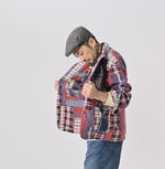 Flannel Patchwork 908 4-pocket Shirt - 45R by 45rpm studio