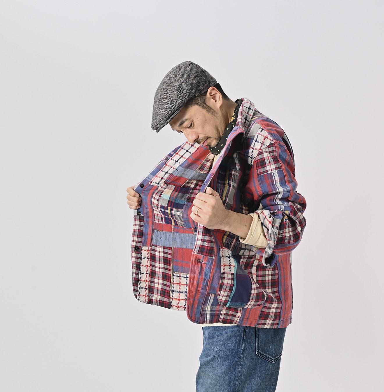 Flannel Patchwork 908 4-pocket Shirt - 45R by 45rpm studio - Image 10