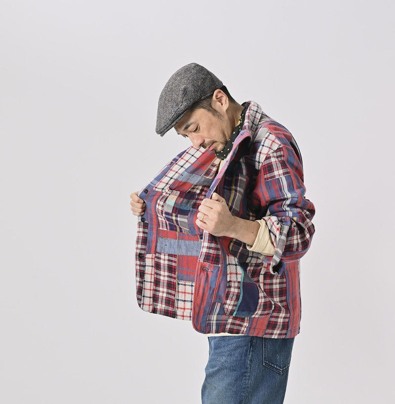 Flannel Patchwork 908 4-pocket Shirt - 45R by 45rpm studio - Image 10