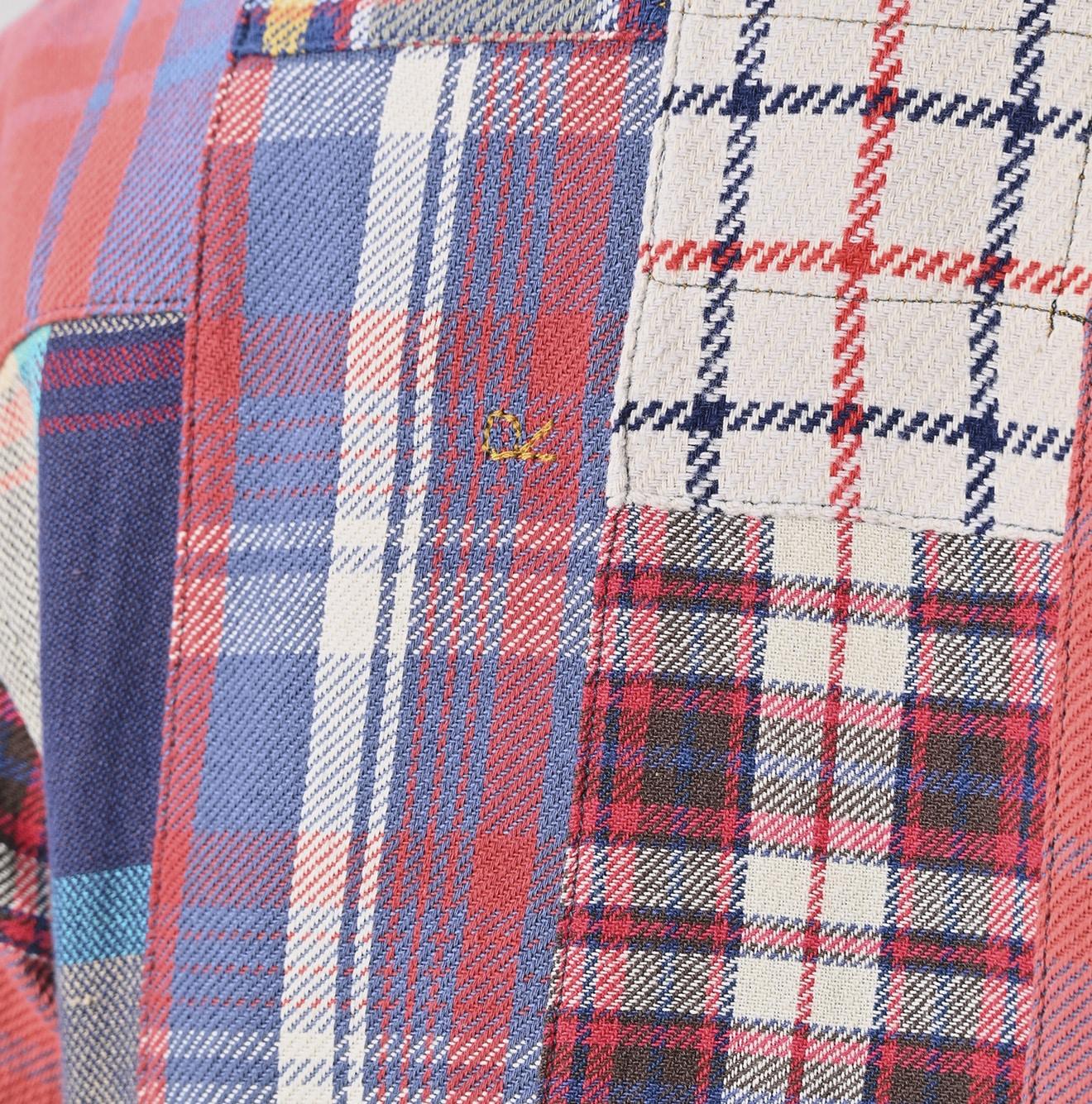 Flannel Patchwork 908 4-pocket Shirt - 45R by 45rpm studio - Image 14