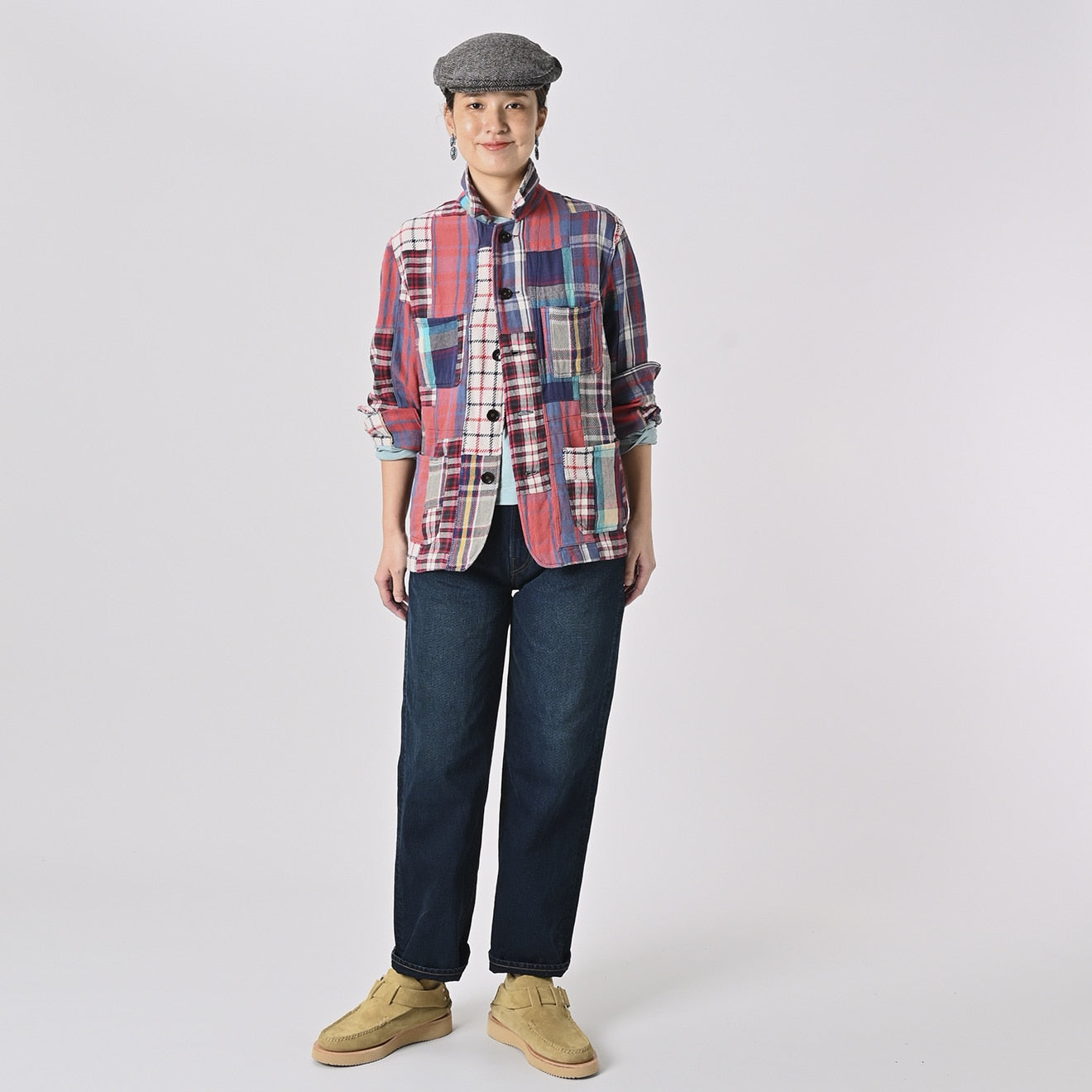 45R Flannel Patchwork 908 4-pocket Shirt