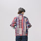 Flannel Patchwork 908 4-pocket Shirt - 45R by 45rpm studio