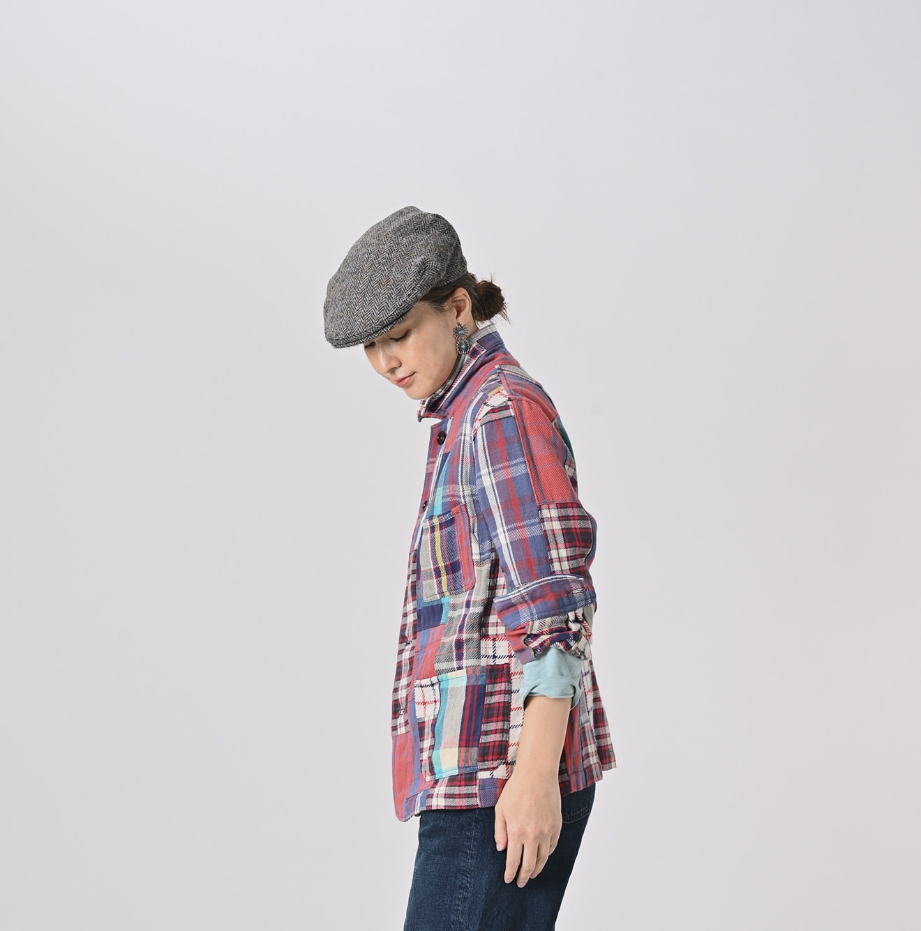 45R Flannel Patchwork 908 4-pocket Shirt