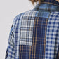 Ai Indigo Flannel Patchwork 908 4pocket Shirt (Size 4) - 45R by 45rpm studio