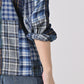 Ai Indigo Flannel Patchwork 908 4pocket Shirt (Size 4) - 45R by 45rpm studio