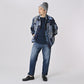 45R Ai Indigo Flannel Patchwork 908 4pocket Shirt