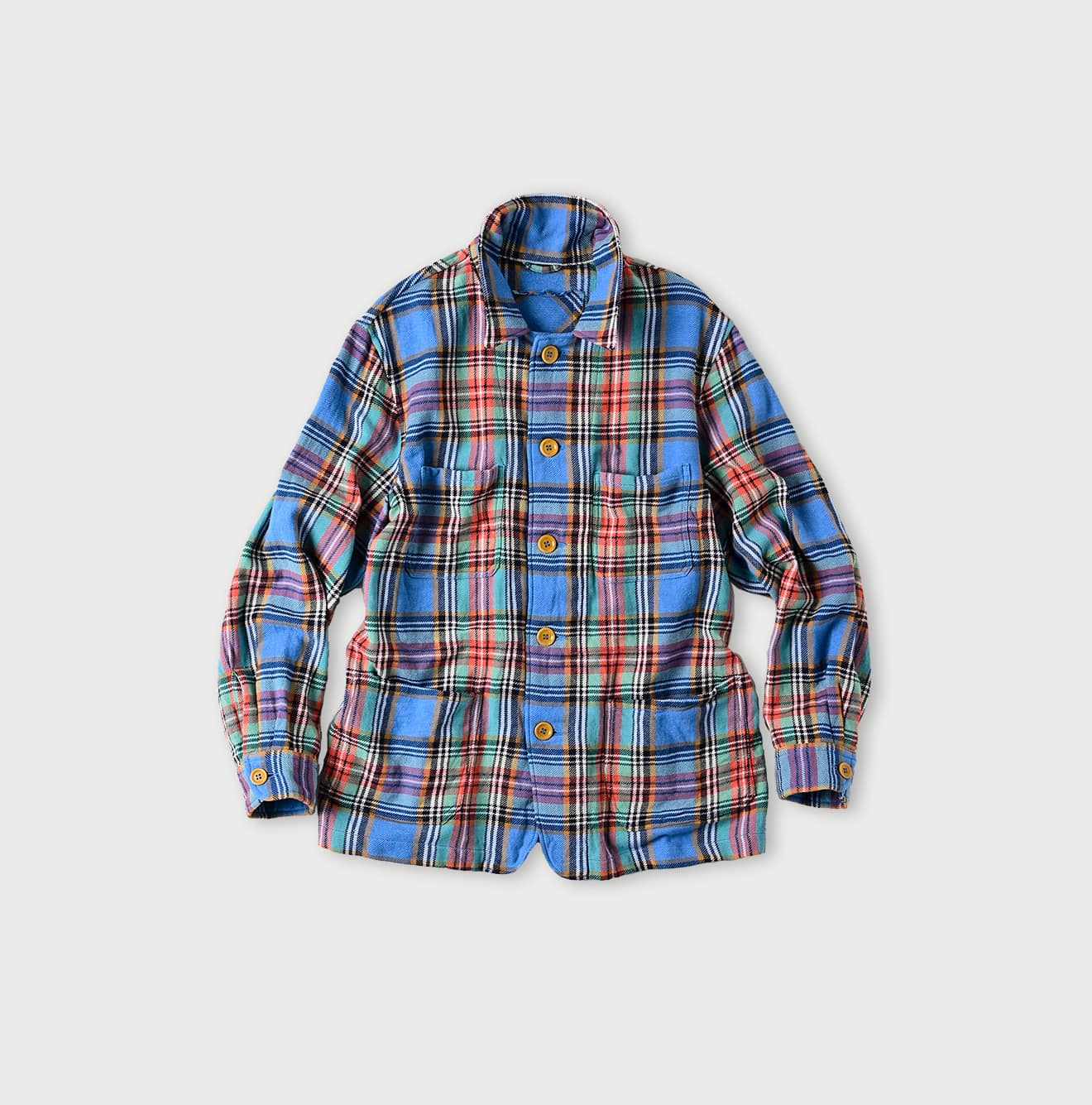 45R Flannel Patchwork 908 4-pocket Shirt