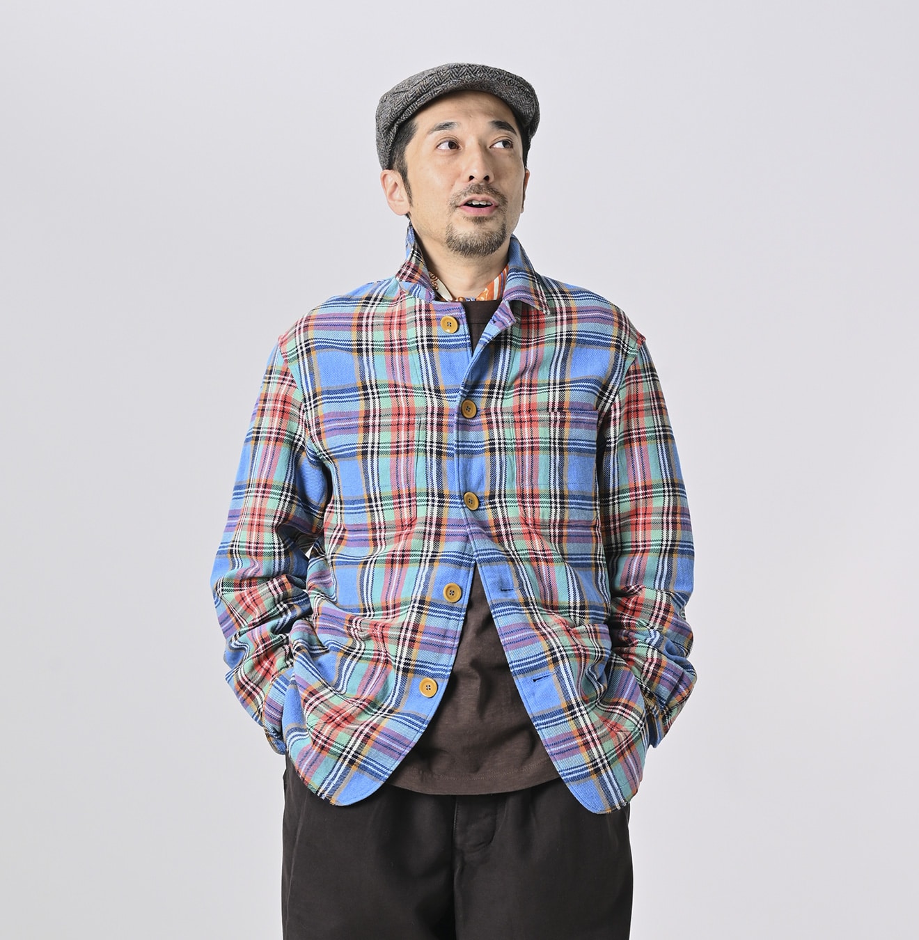 45R Flannel Patchwork 908 4-pocket Shirt