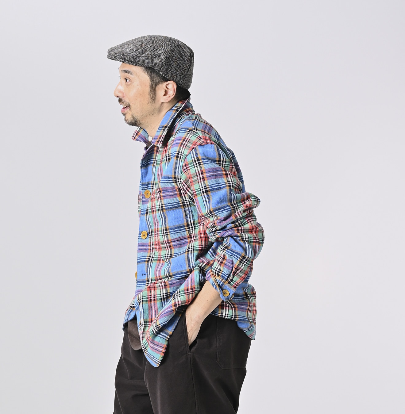 45R Flannel Patchwork 908 4-pocket Shirt