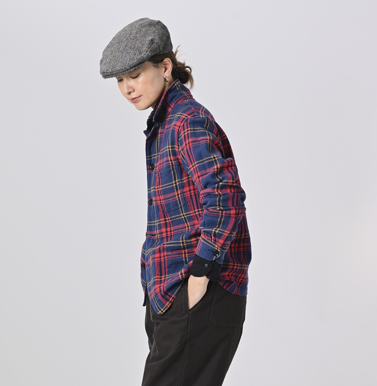 45R Flannel Patchwork 908 4-pocket Shirt