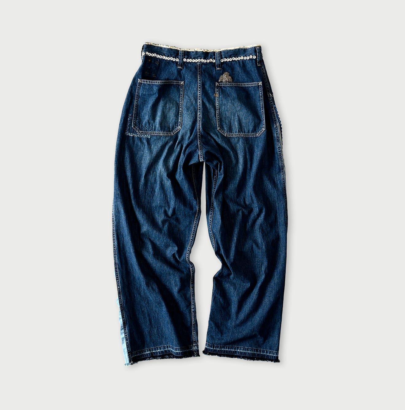 45R Mugihiko Denim 908 Appare Happy Sashiko Painter