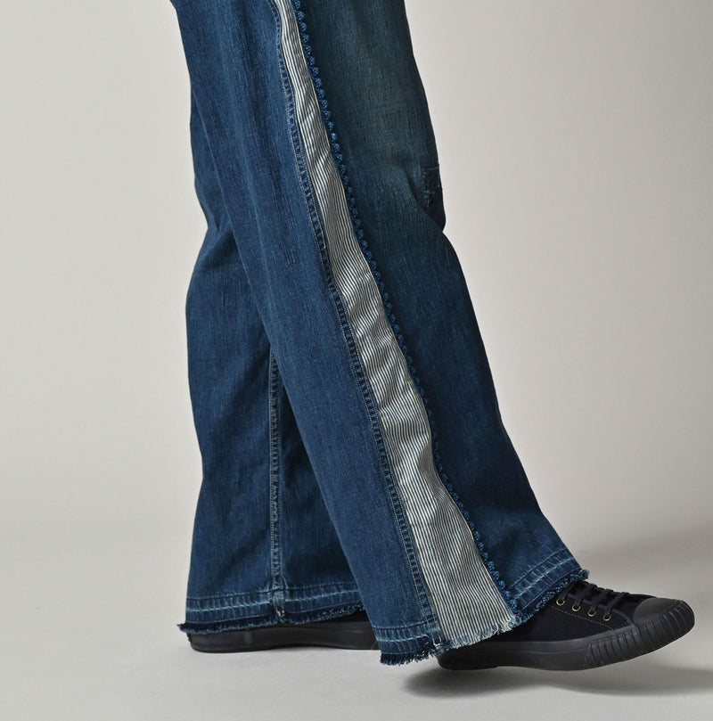 45R Mugihiko Denim 908 Appare Happy Sashiko Painter