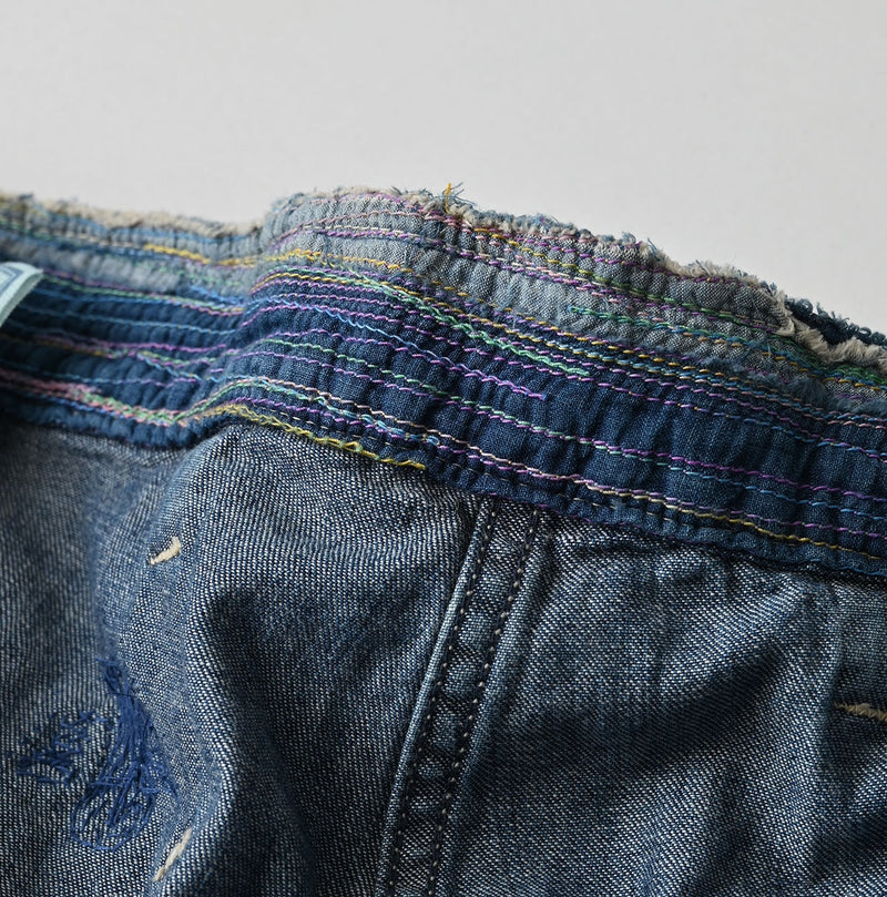 45R Mugihiko Denim 908 Appare Happy Sashiko Painter