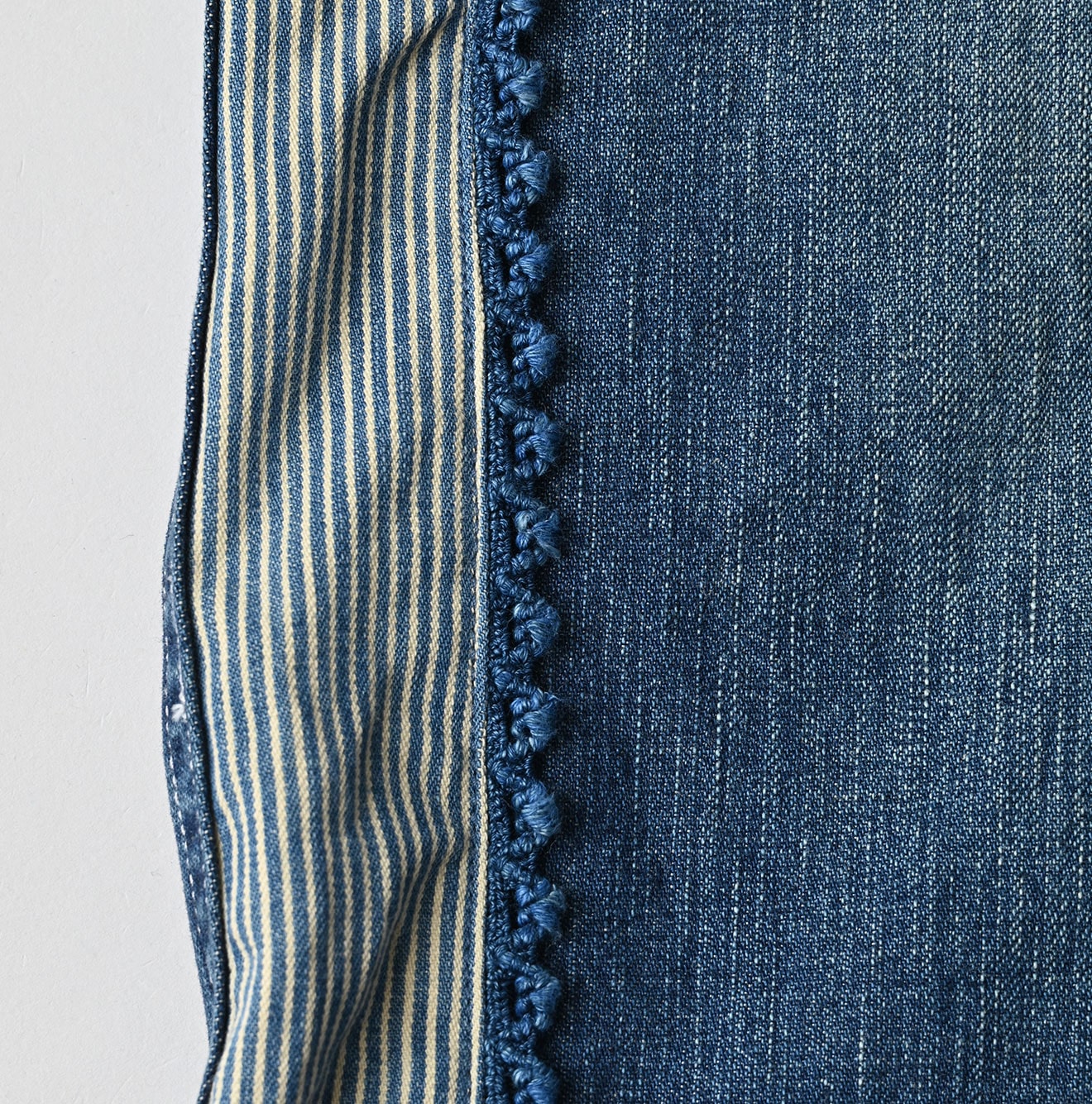 45R Mugihiko Denim 908 Appare Happy Sashiko Painter