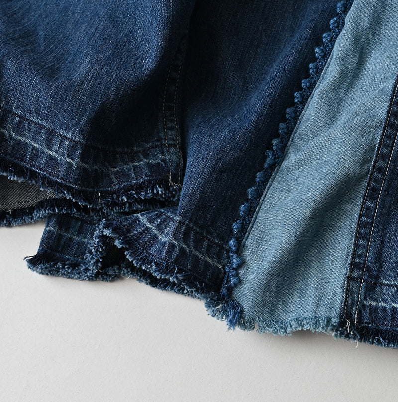 45R Mugihiko Denim 908 Appare Happy Sashiko Painter