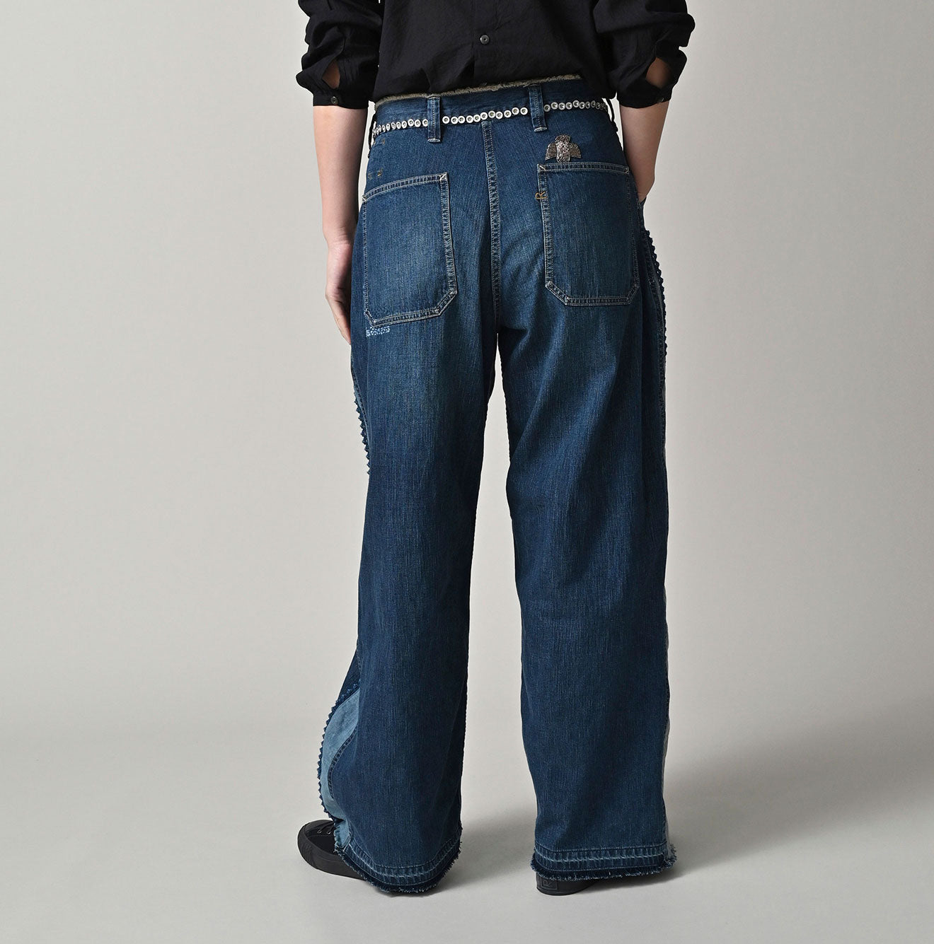 45R Mugihiko Denim 908 Appare Happy Sashiko Painter