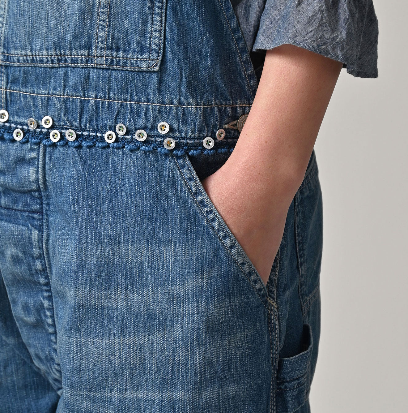 45R Mugihiko Denim 908 Appare Happy Ocean Sail Overall