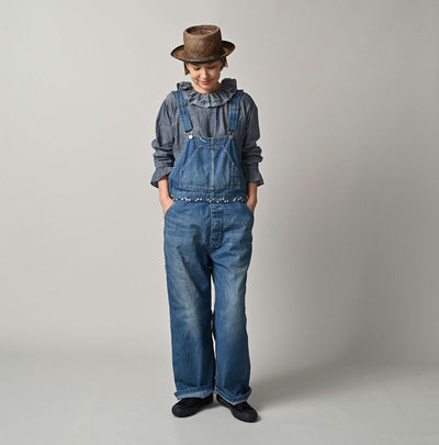 45R Mugihiko Denim 908 Appare Happy Ocean Sail Overall