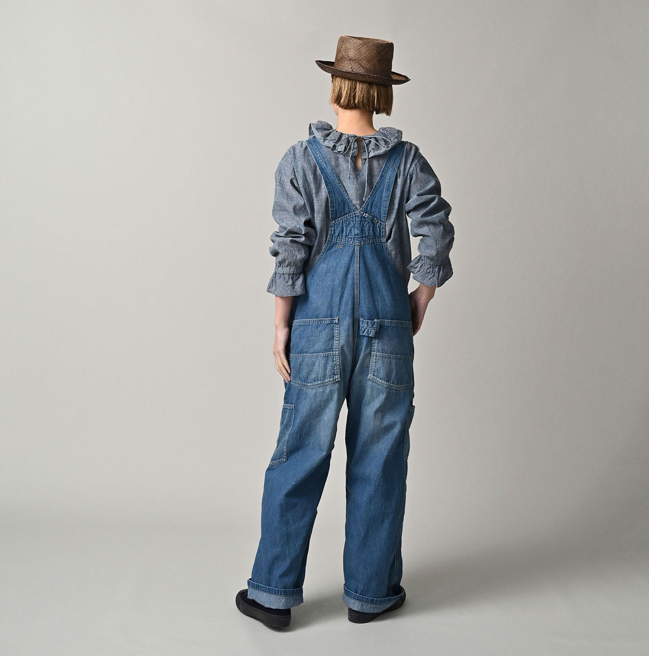 45R Mugihiko Denim 908 Appare Happy Ocean Sail Overall - Image 7