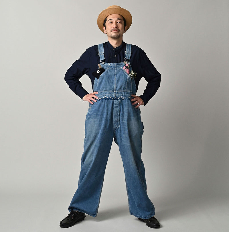 45R Mugihiko Denim 908 Appare Happy Ocean Sail Overall - Image 2