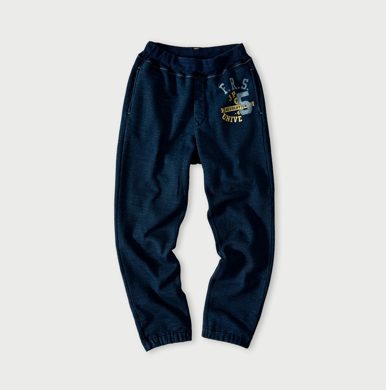 45R Indigo Heritage Cotton Fleece Sweat Pants