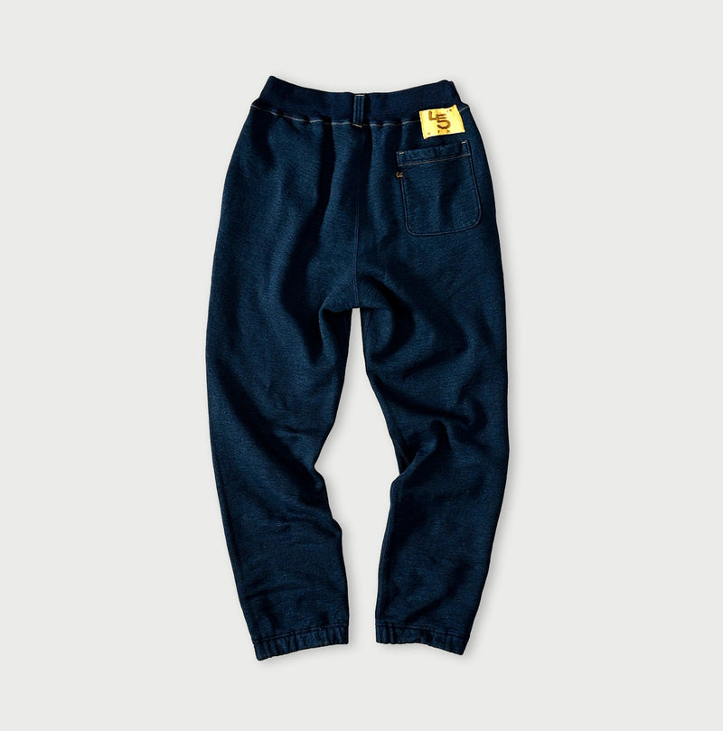 45R Indigo Heritage Cotton Fleece Sweat Pants