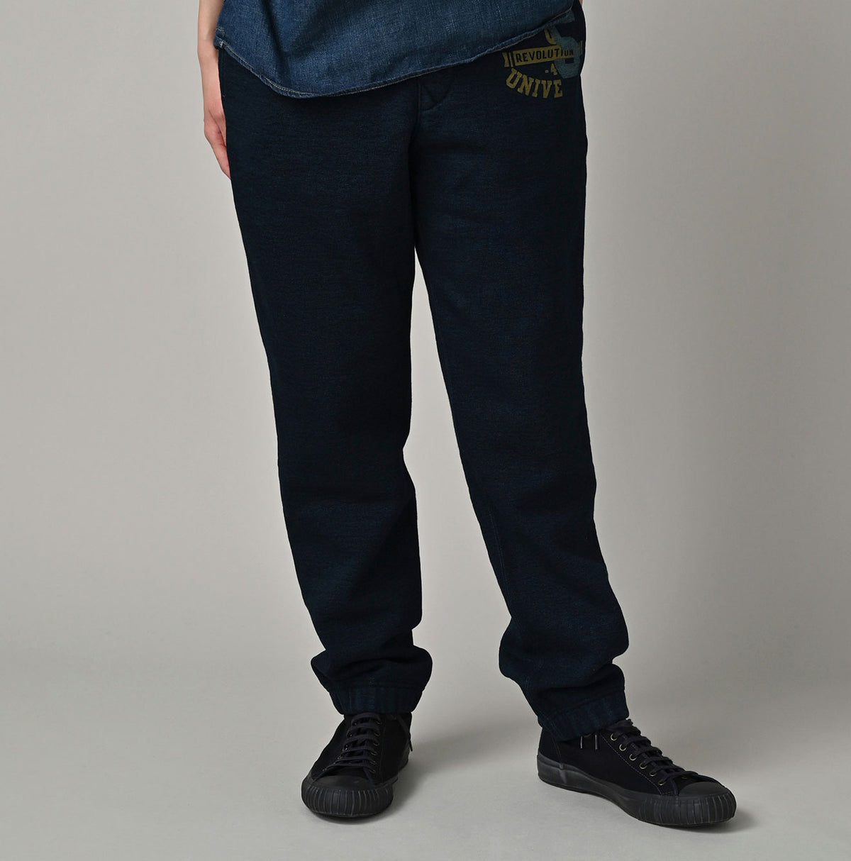 45R Indigo Heritage Cotton Fleece Sweat Pants