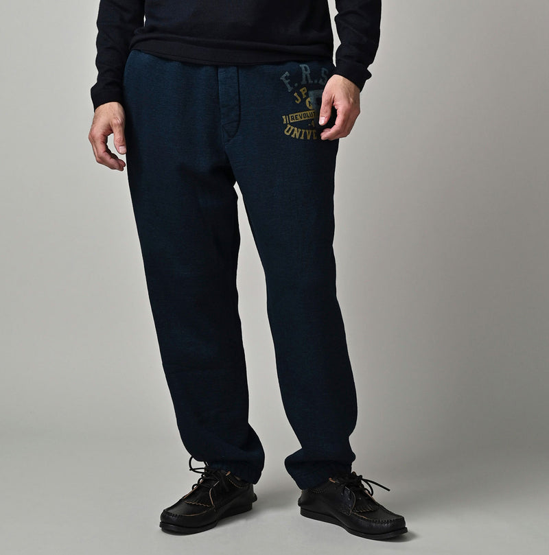 45R Indigo Heritage Cotton Fleece Sweat Pants