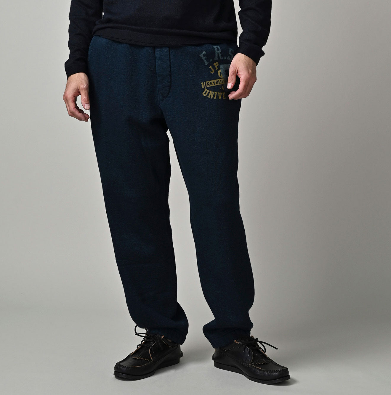 45R Indigo Heritage Cotton Fleece Sweat Pants