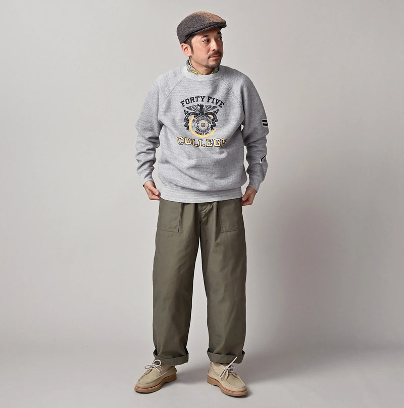 45R Cotton Fleece 908 Ocean Sweat (Top-dyed) - Image 3