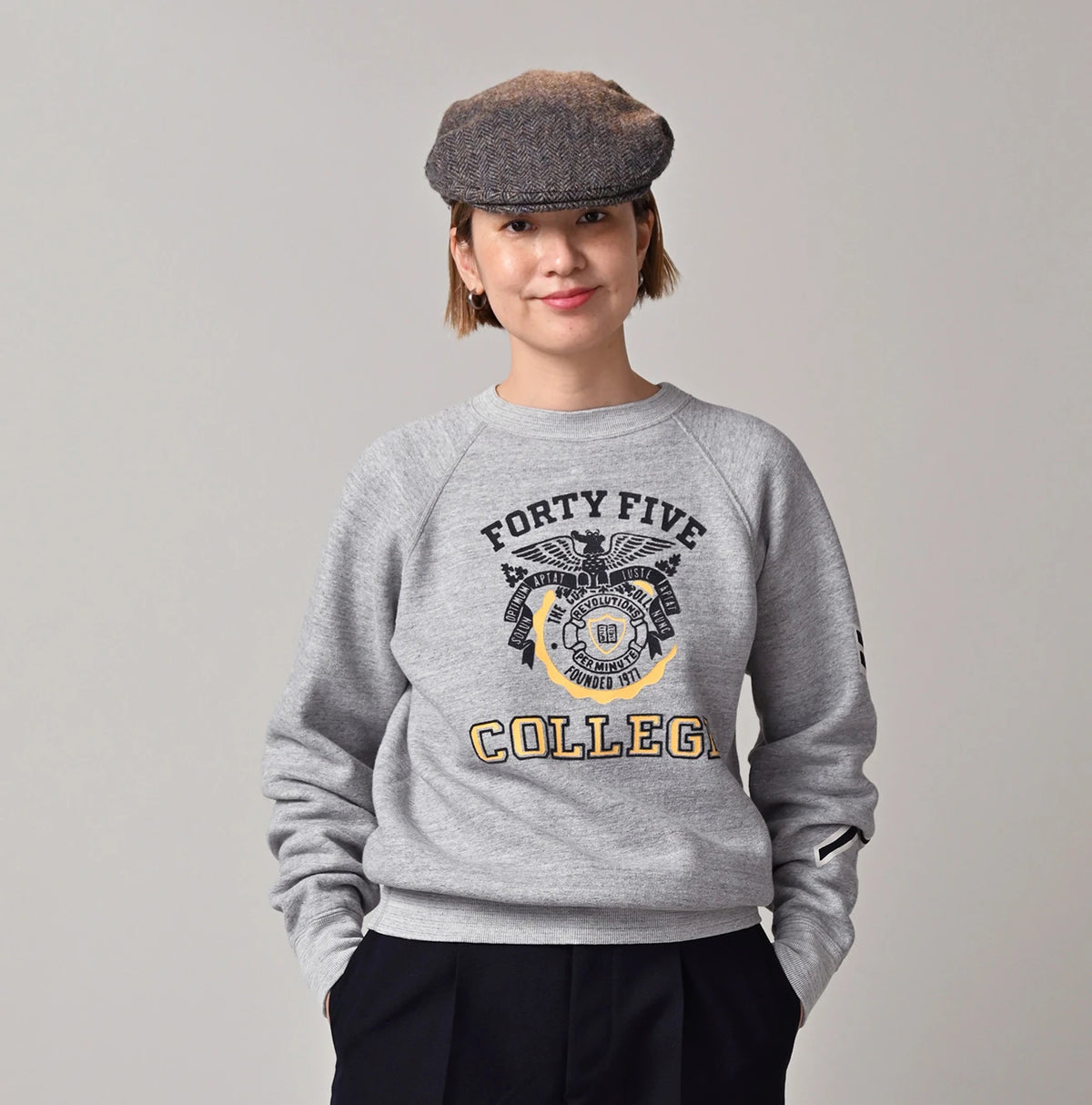 45R Cotton Fleece 908 Ocean Sweat (Top-dyed)