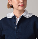 45R Indigo Cotton Fleece 908 Henley