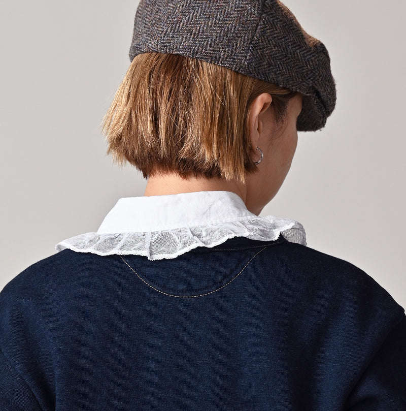 45R Indigo Cotton Fleece 908 Henley - Image 11