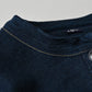 45R Indigo Cotton Fleece 908 Henley