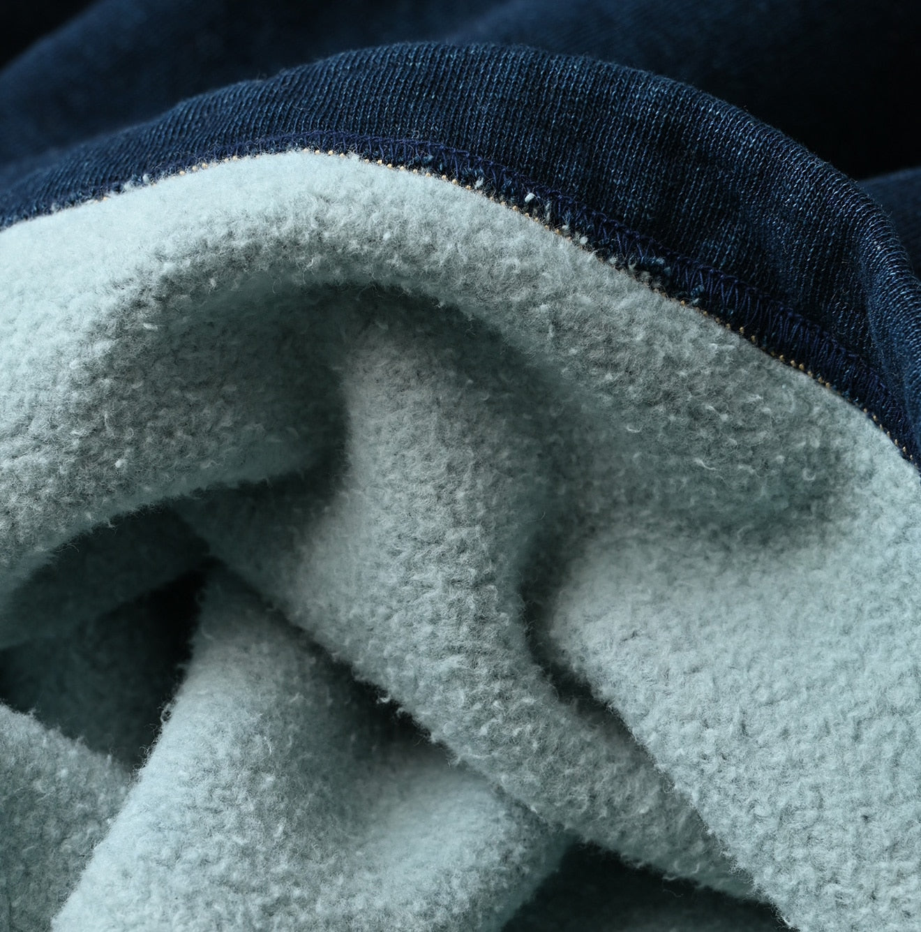 45R Indigo Cotton Fleece 908 Henley