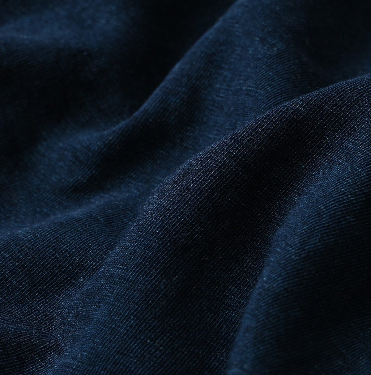 45R Indigo Cotton Fleece 908 Henley