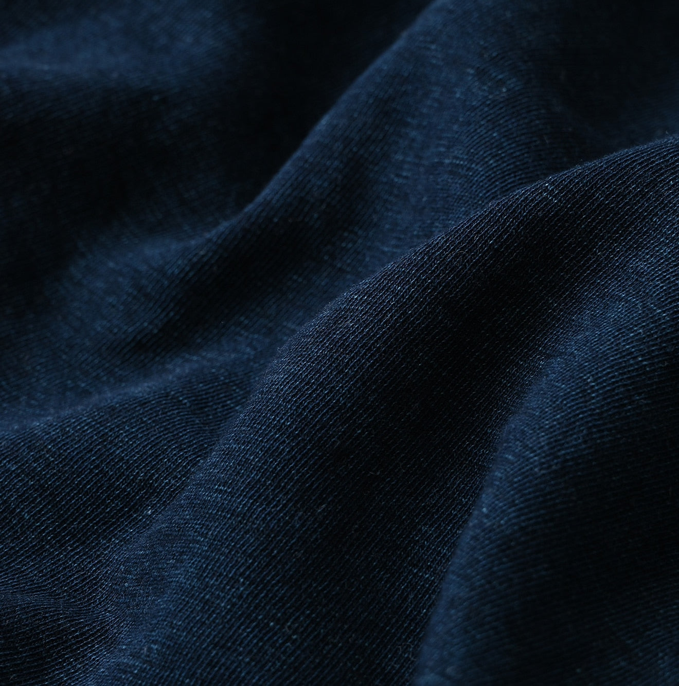 45R Indigo Cotton Fleece 908 Henley